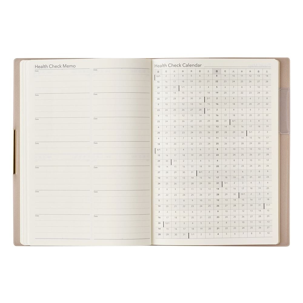 Nolty 2025 Ecri Plus 1 Weekly Planner - B6 (Sand Beige) Planners