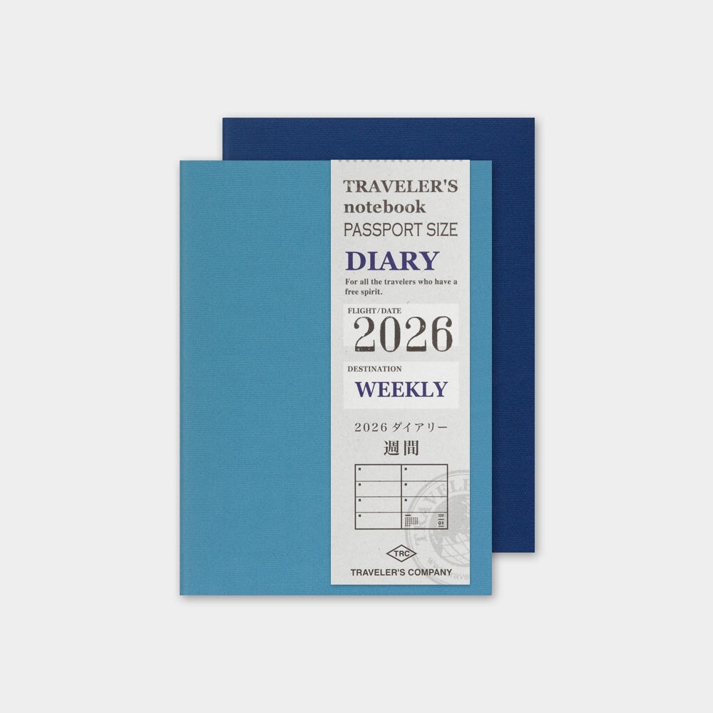 Traveler's Company 2026 Diary Weekly (Passport) Planners