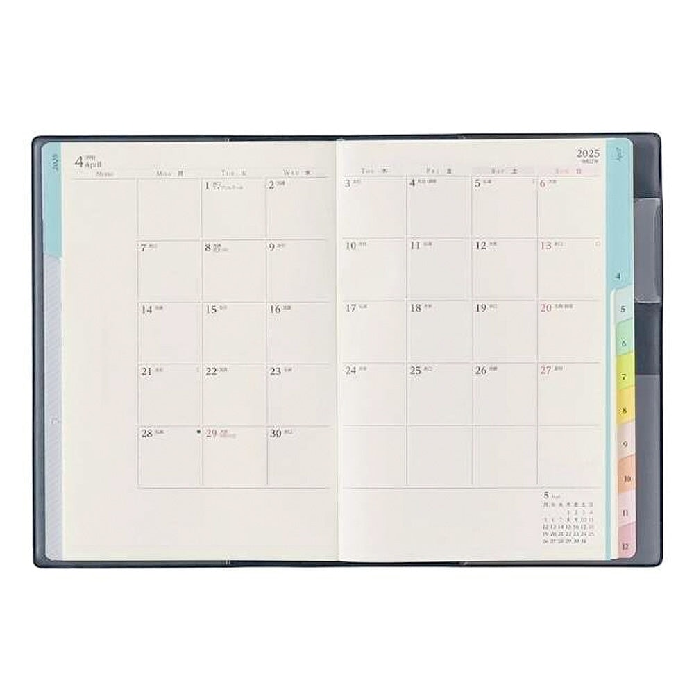 Nolty 2025 King's Brunch x PAGEM Weekly Planner - B6-i (Navy) Planners