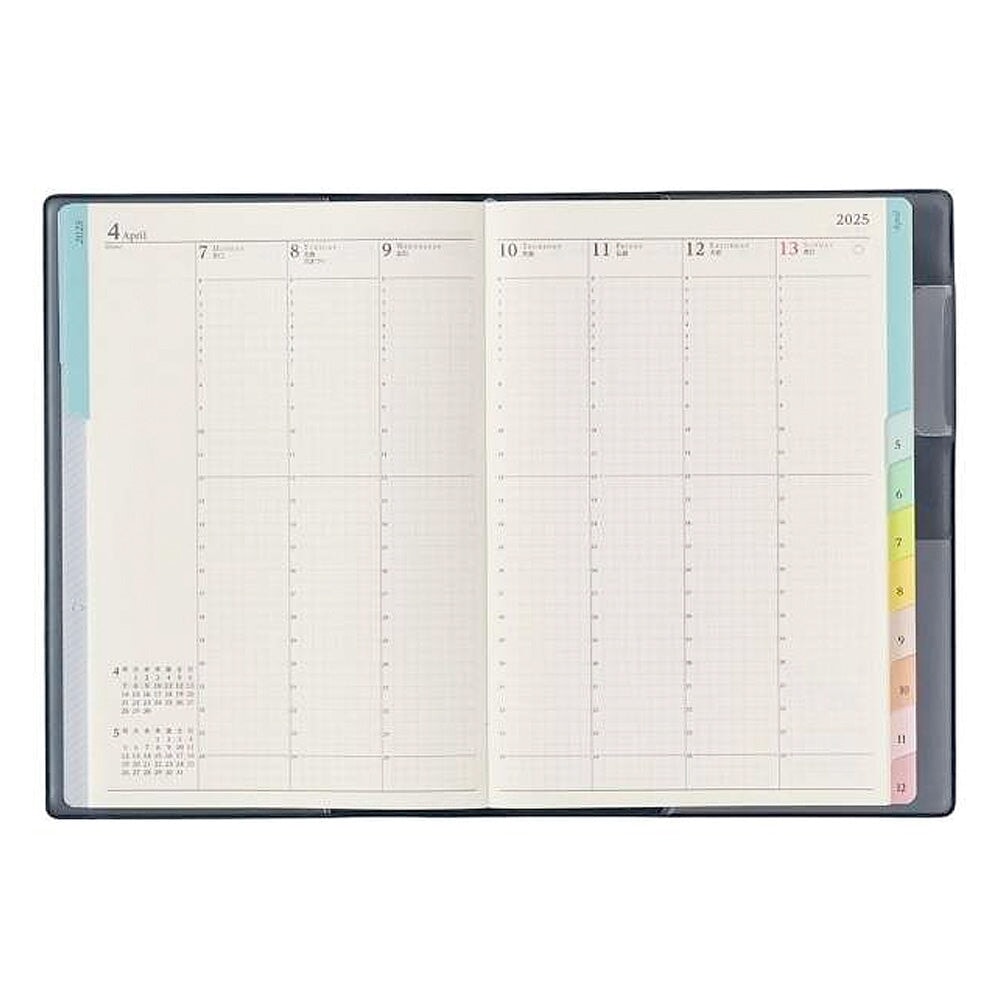 Nolty 2025 King's Brunch x PAGEM Weekly Planner - B6-i (Navy) Planners