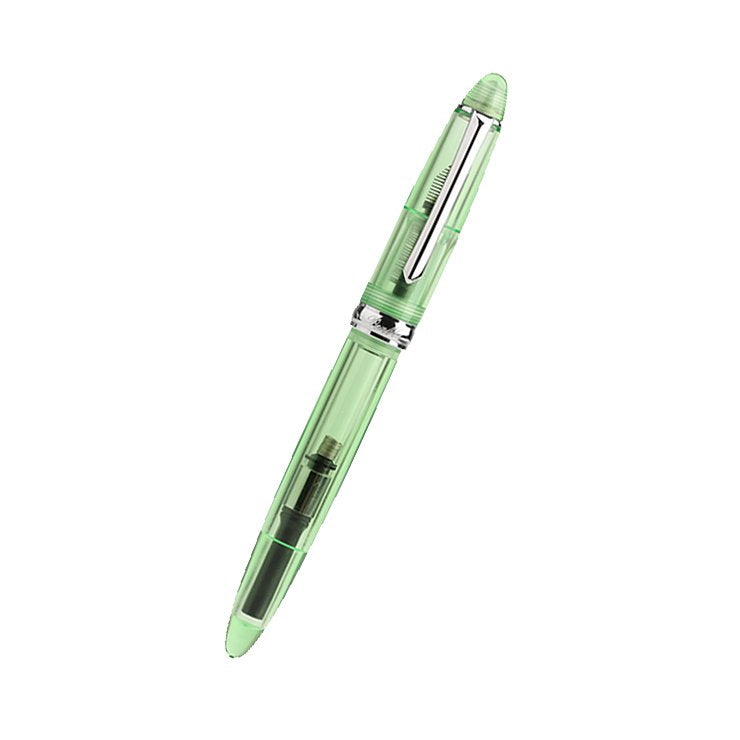 PENBBS 308 - Mojito / Silver (Round Medium) Fountain Pen