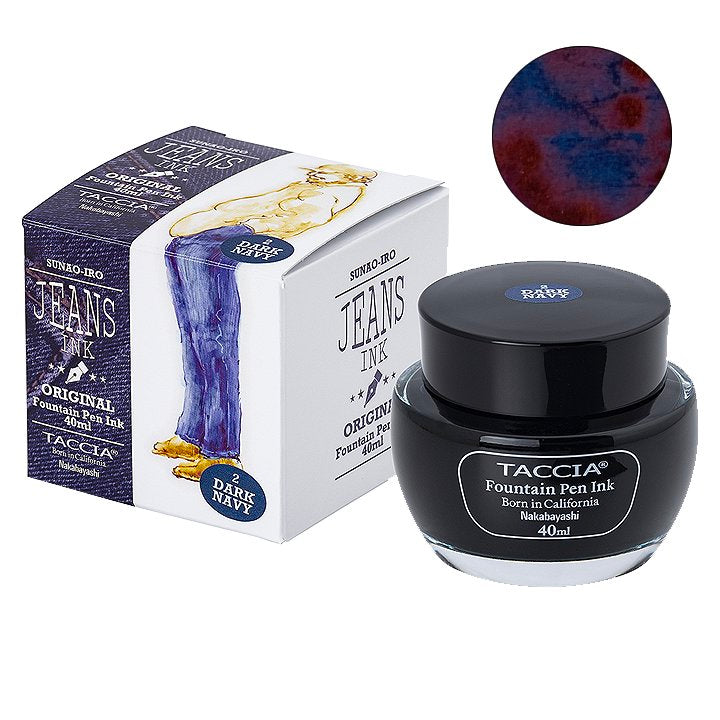 Taccia Dark Navy (Jeans) - 40ml Bottled Ink