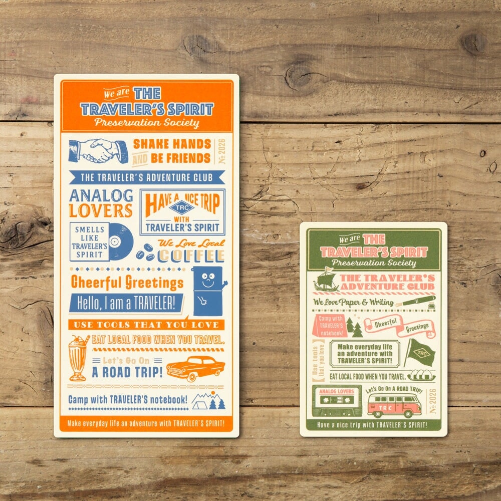 Traveler's Company Guide Sheet / Shitajiki 2026 Rulers & Guides