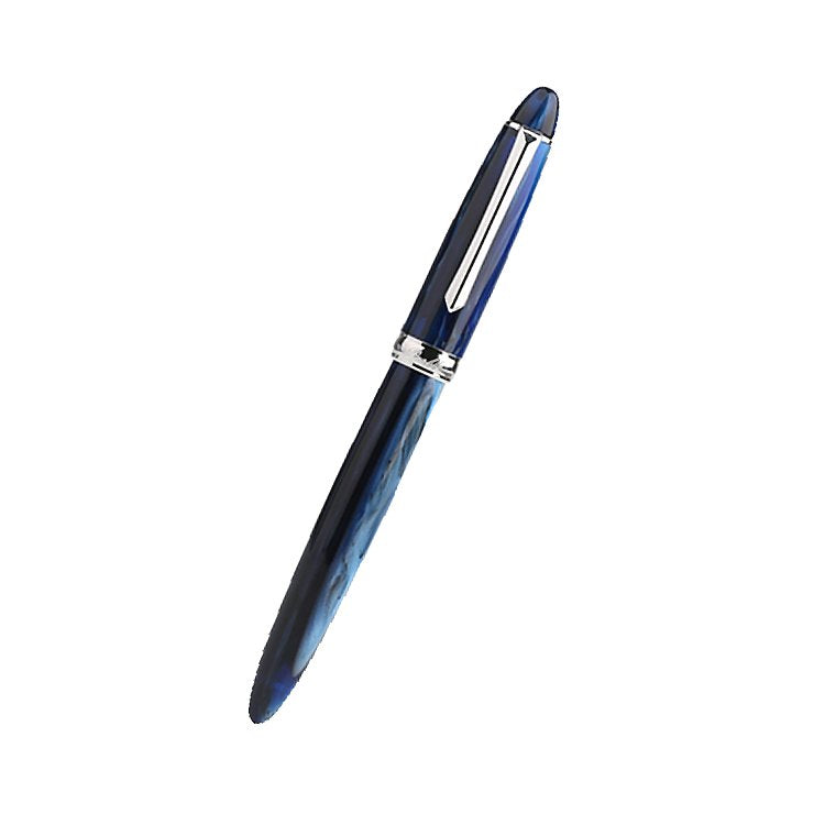 PENBBS 308 - Galaxy / Silver (Round Medium) Fountain Pen