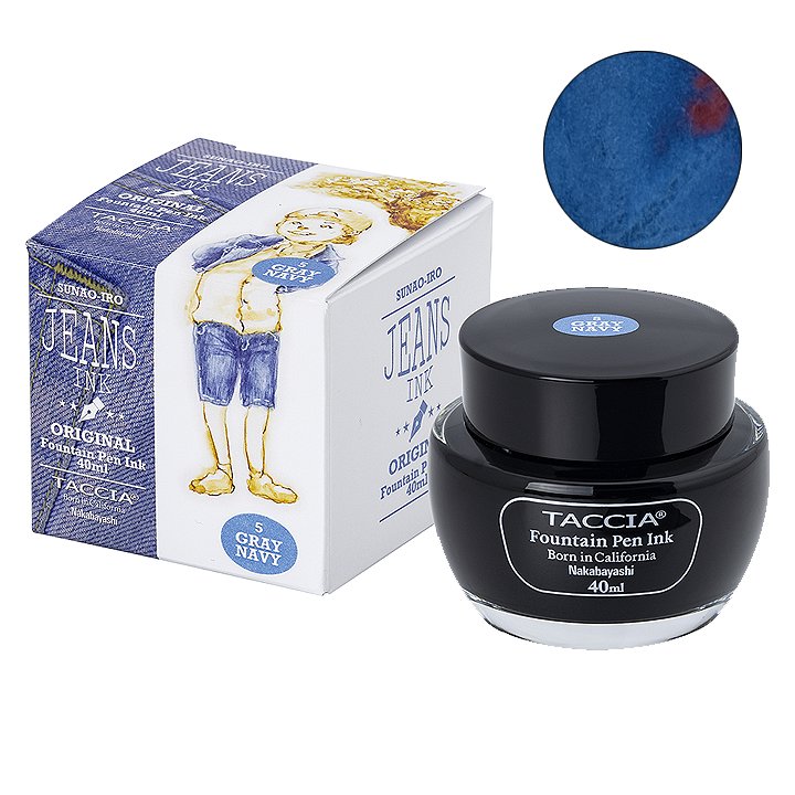 Taccia Gray Navy (Jeans) - 2ml Ink Sample