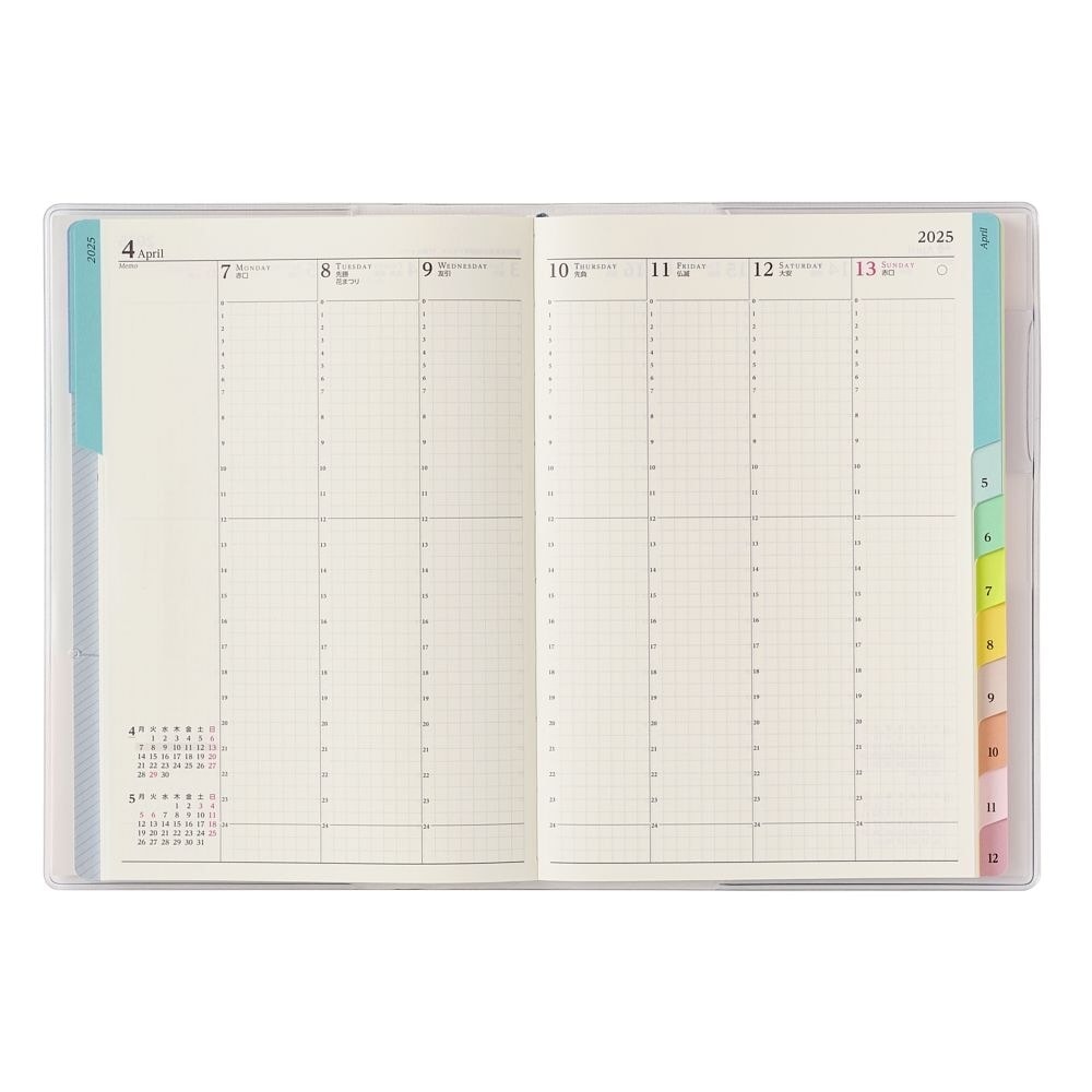 Nolty 2025 King's Brunch x PAGEM Weekly Planner - B6-i (Rose Pink) Planners