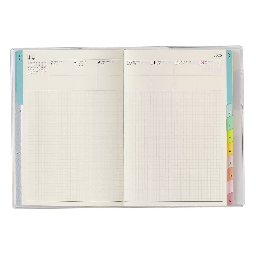 2025 King's Brunch x PAGEM Weekly with Memo Planner - B6-i (Sea Green)