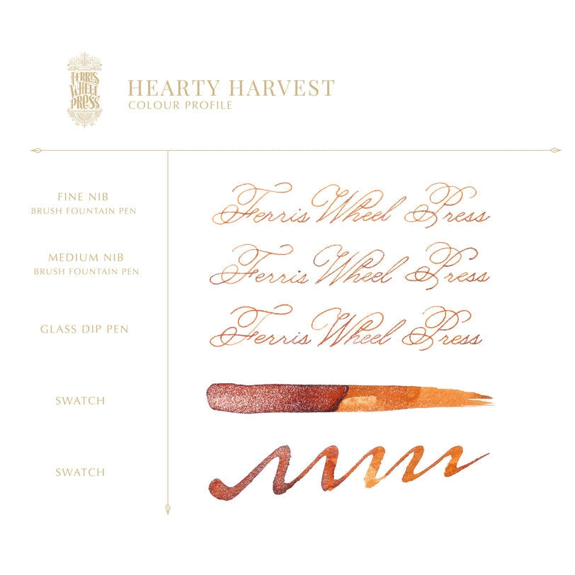Ferris Wheel Press Hearty Harvest (Shimmer) - 38ml Bottled Ink
