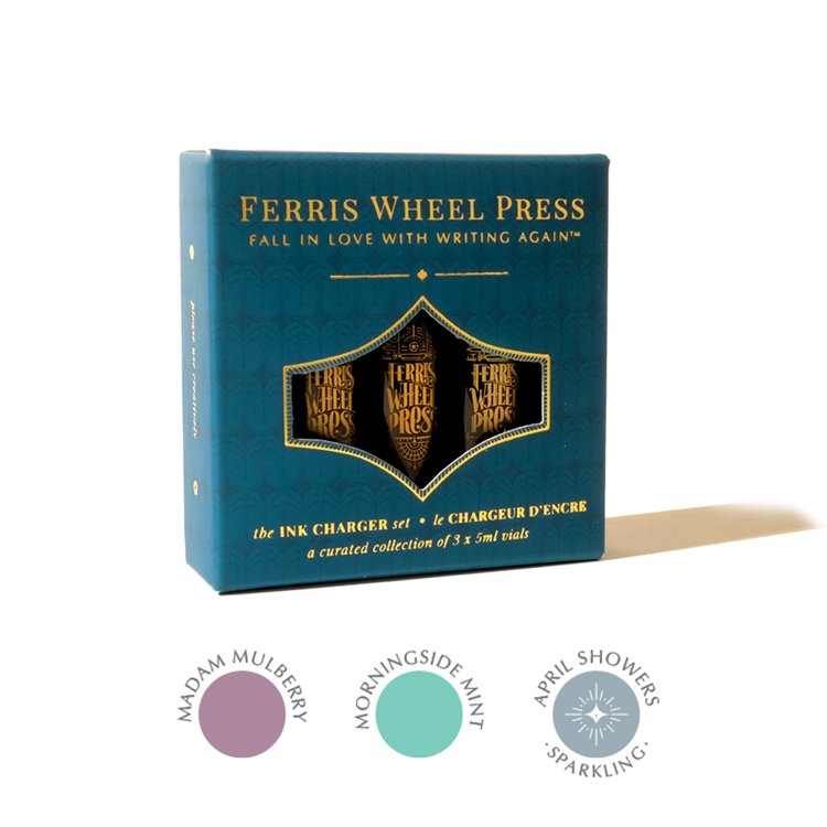 Ferris Wheel Press Ink Charger Set - The Morningside Collection Bottled Ink