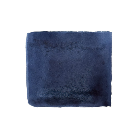 KWZ Ink IG Blue #3, a deep navy iron gall fountain pen ink, 60ml, showcased as a rich blue swatch on white, embodying unique craftsmanship.