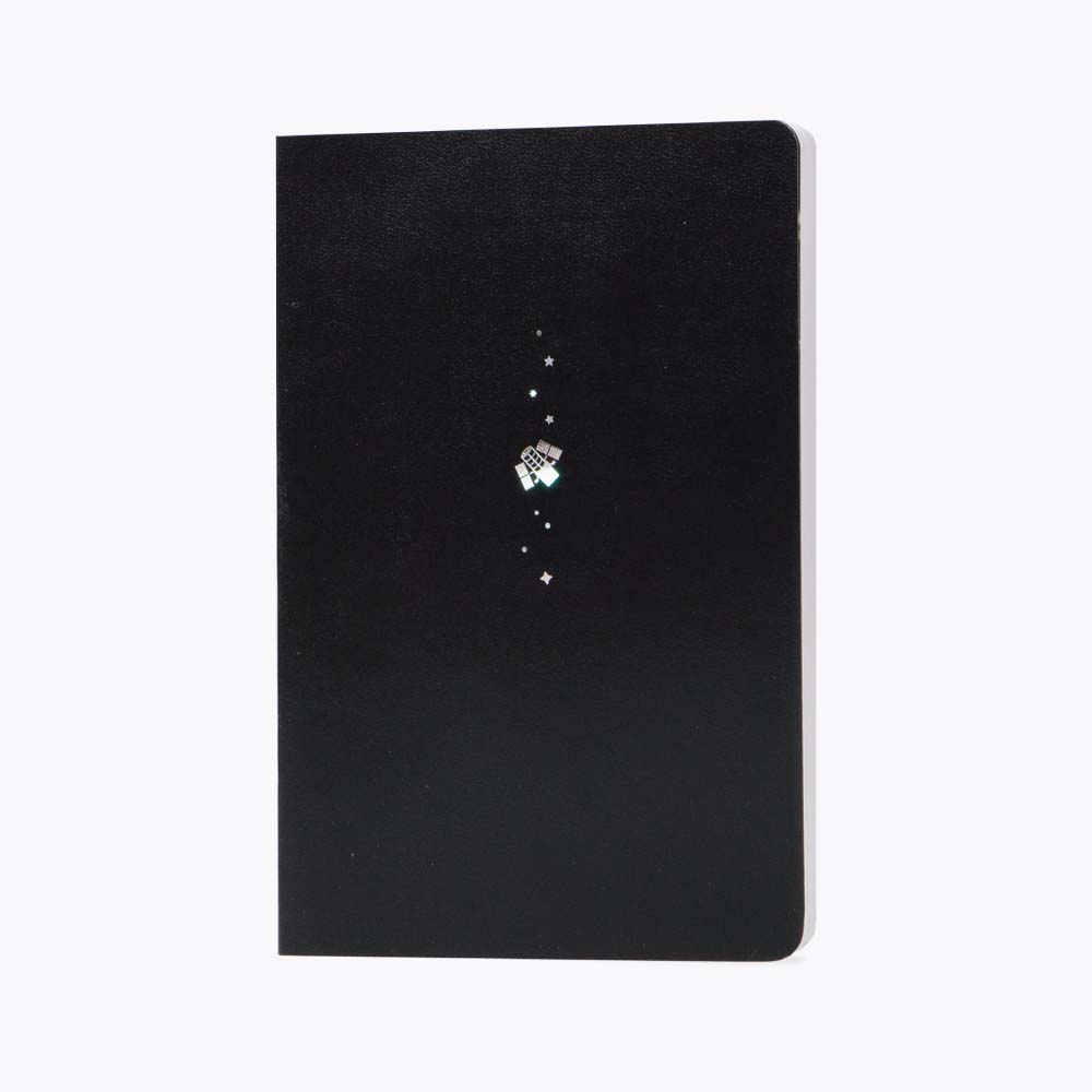 Colorverse Hubble Space Telescope Soft Cover Notebook - Dotgrid (90gsm) with holographic motif, ideal for fountain pen ink, offering 192 pages of ink-proof, fountain pen friendly paper.