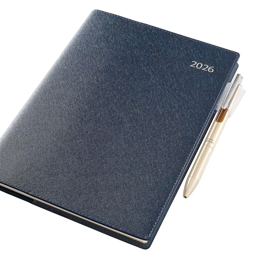 2026 PDCA Planner - A5 (Navy)