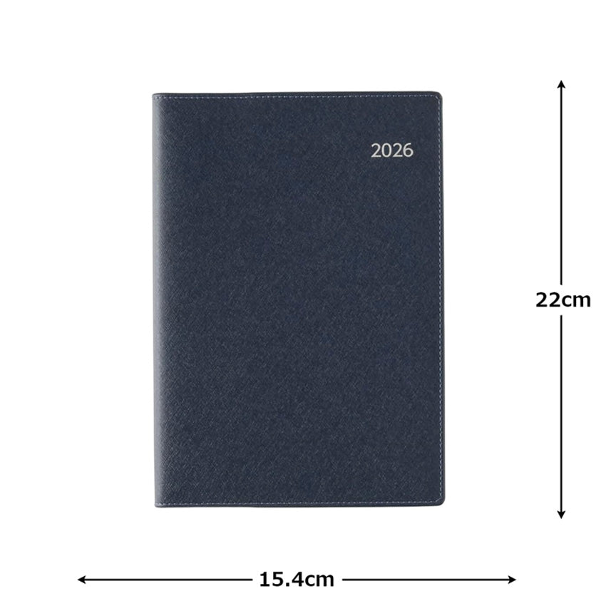 2026 PDCA Planner - A5 (Navy)