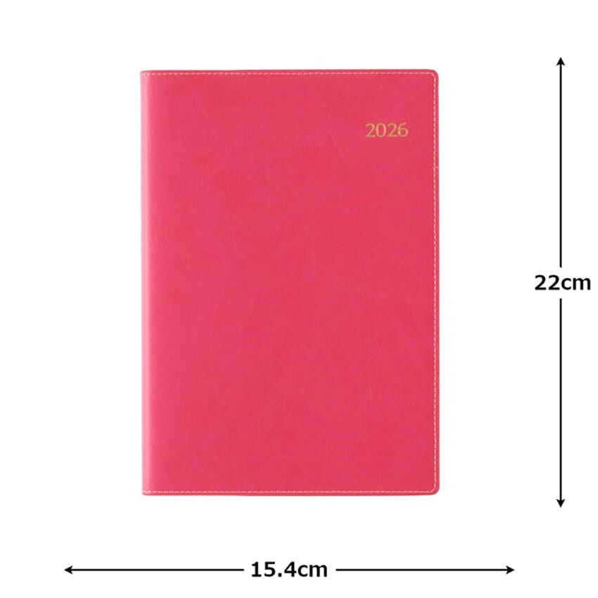 Nolty 2026 PDCA Planner - A5 (Pink) Planners
