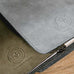 Roterfaden Taschenbegleiter SO_23 - Dark Olive/Rose (M) felt-covered sleeves, embossed logo, metal zipper, designed for tablets or laptops.
