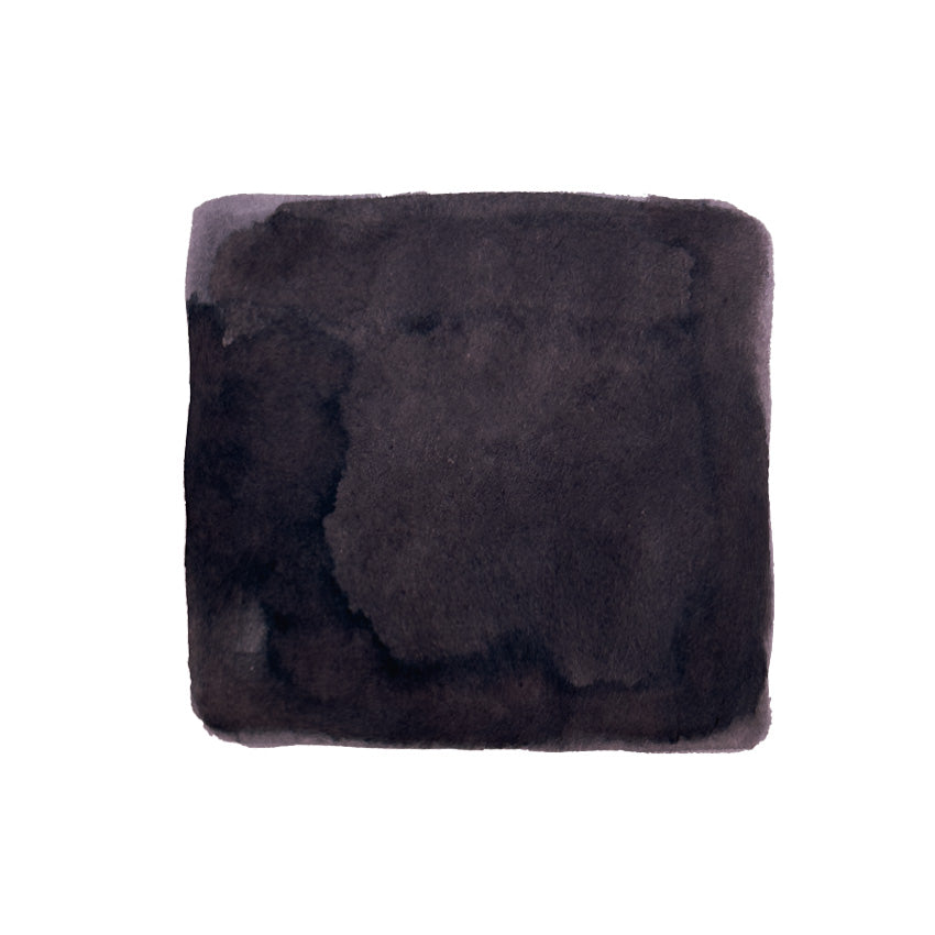 Bearrington Black - 38ml fountain pen ink by Ferris Wheel Press, shown as a rich black abstract swatch, perfect for artists and fountain pen enthusiasts.