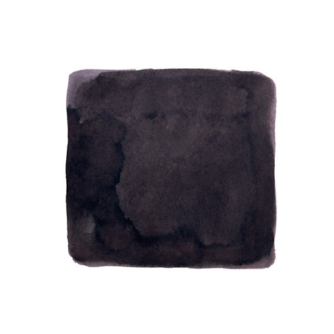 Bearrington Black - 38ml fountain pen ink by Ferris Wheel Press, shown as a rich black abstract swatch, perfect for artists and fountain pen enthusiasts.
