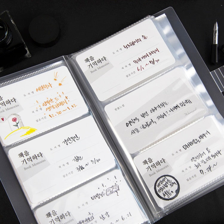 Wearingeul Ink Swatch Card Binder Accessories