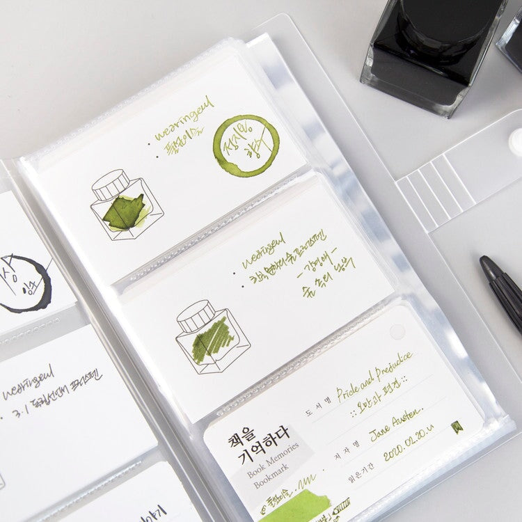 Wearingeul Ink Swatch Card Binder Accessories