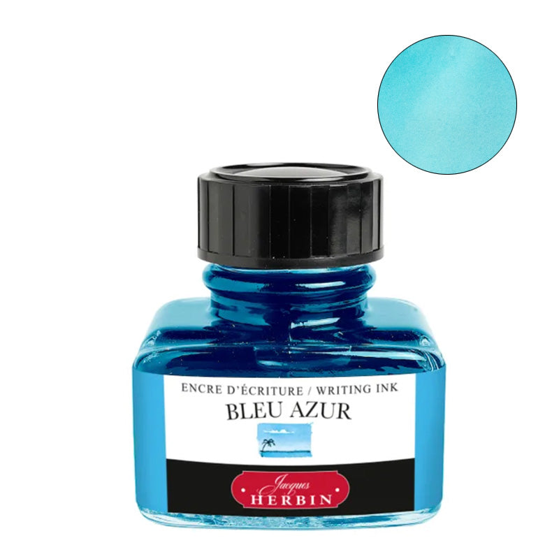Jacques Herbin Bleu Azur - 30ml Bottled Ink