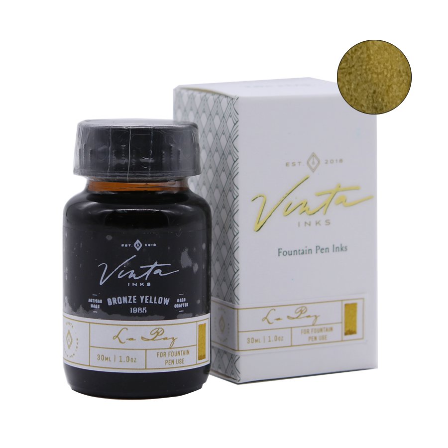 Vinta Inks Bronze Yellow (La Paz 1985) - 2ml Ink Sample