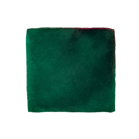 Wearingeul The Brothers Karamazov fountain pen ink, 30ml. Solid dark green swatch, showcasing the ink's rich dye-based hue. Suitable for various pen types.