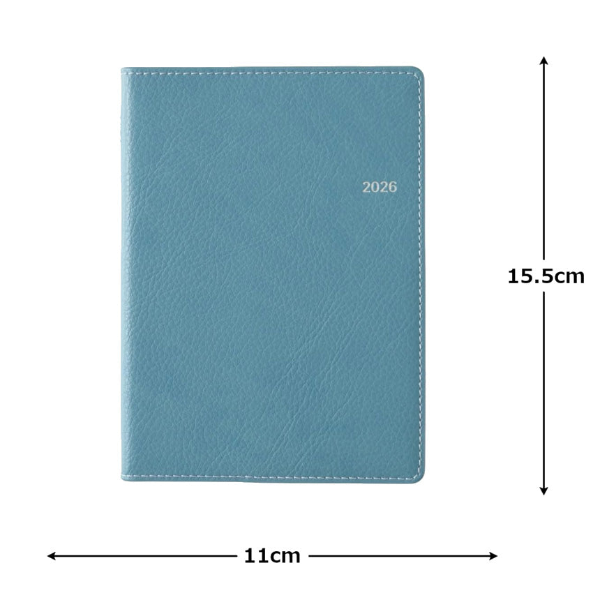 2026 Carrel Weekly Vertical - A6 (Blue)