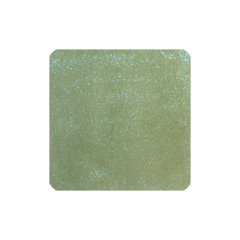 Close-up of Contact Super Kawanishi (Shimmer) - 2ml, showcasing fine olive-green granular material with iridescent flecks, ideal for ink enthusiasts exploring Tono & Lims' offerings.