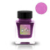 Contact Super Ma-O (Shimmer, Scented) - 30ml, in a square glass bottle with a playful label, showcasing vibrant magenta/purple ink with shimmer.