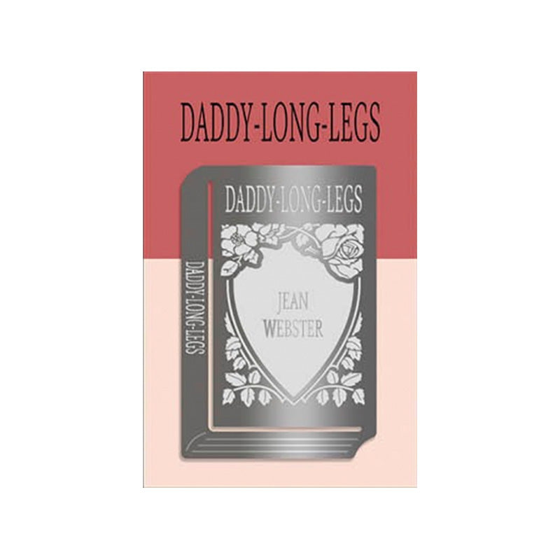 Edge Metal Bookmark World Classic Series (Daddy Long Legs) by Wearingeul, featuring a stylized book spine design, nickel-plated stainless steel, capturing the essence of the classic story.