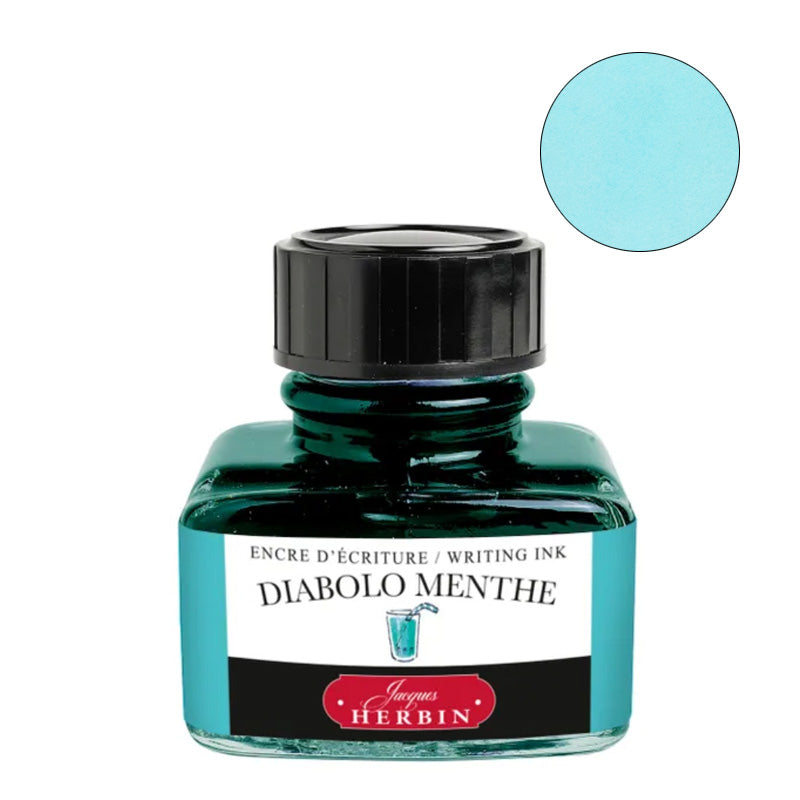 Jacques Herbin Diabolo Menthe - 30ml Bottled Ink