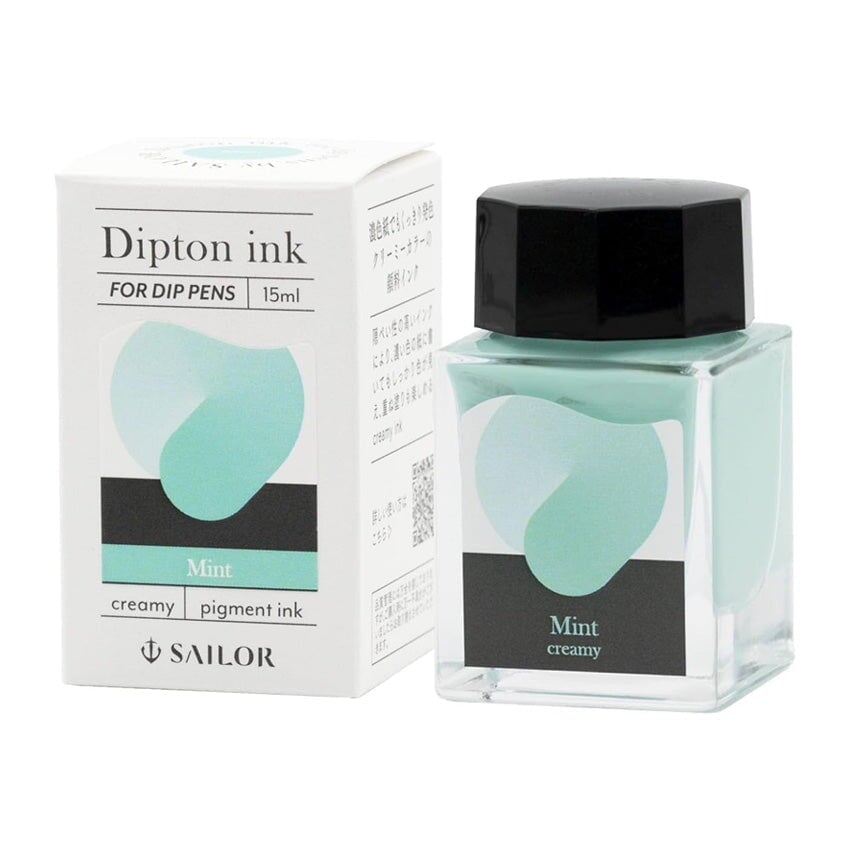 Sailor Dipton Creamy Ink Mint - 2ml Ink Sample