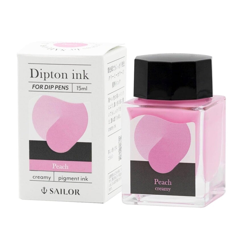 Sailor Dipton Creamy Ink Peach- 2ml Ink Sample