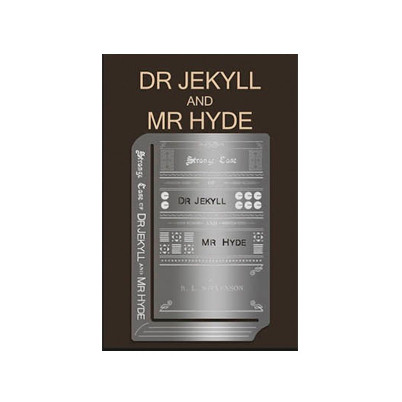 Edge Metal Bookmark World Classic Series (Dr Jekyll and Mr Hyde) by Wearingeul, featuring a metallic title on a dark background, capturing the novella's mood.