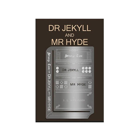 Edge Metal Bookmark World Classic Series (Dr Jekyll and Mr Hyde) by Wearingeul, featuring a metallic title on a dark background, capturing the novella's mood.