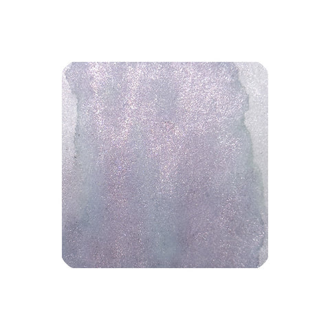 Tono & Lims Hydrangea 八仙花 2024 (Shimmer) - 15ml fountain pen ink features a pastel purple-blue shimmer, reminiscent of watercolor on textured paper.