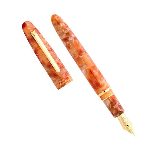 Esterbrook Estie - Petrified Forest / Gold - Broad Fountain Pen