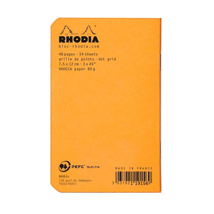 Rhodia Cahier A7 Notebook (Dot Grid) Notebook