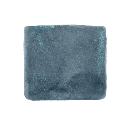 Wearingeul From the Earth to the Moon Shimmer fountain pen ink, 30ml, displayed as a 4cm metallic-shimmer teal block, ideal for creative writing with vibrant effects.