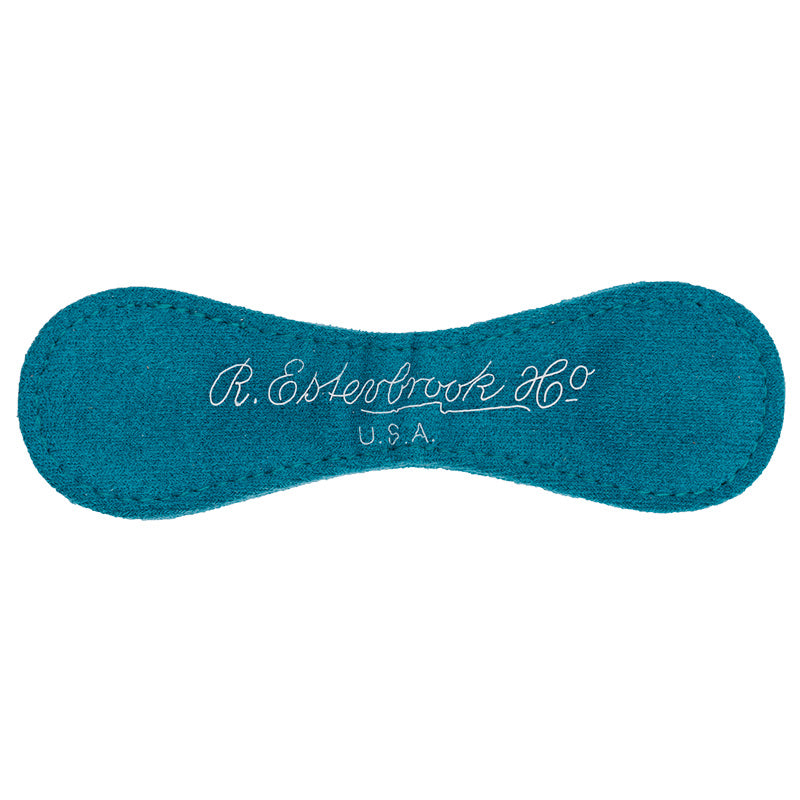 Esterbrook Estie - Incredible Rock / Gold - Broad fountain pen cleaning pad, showcasing vintage charm and care for your writing instrument.