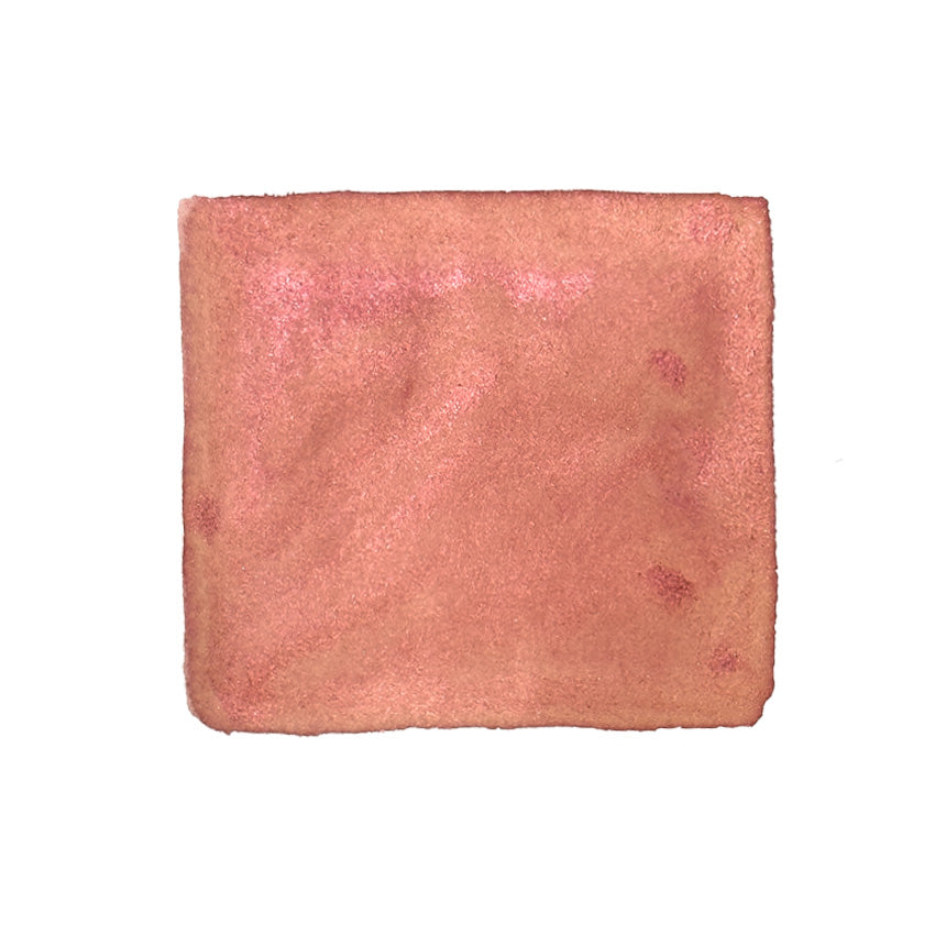 Glinda (Shimmer) - 30ml by Journalize: Plush peach-pink microfiber cloth for cleaning; complements the whimsical fountain pen ink collection at Desk Bandit.