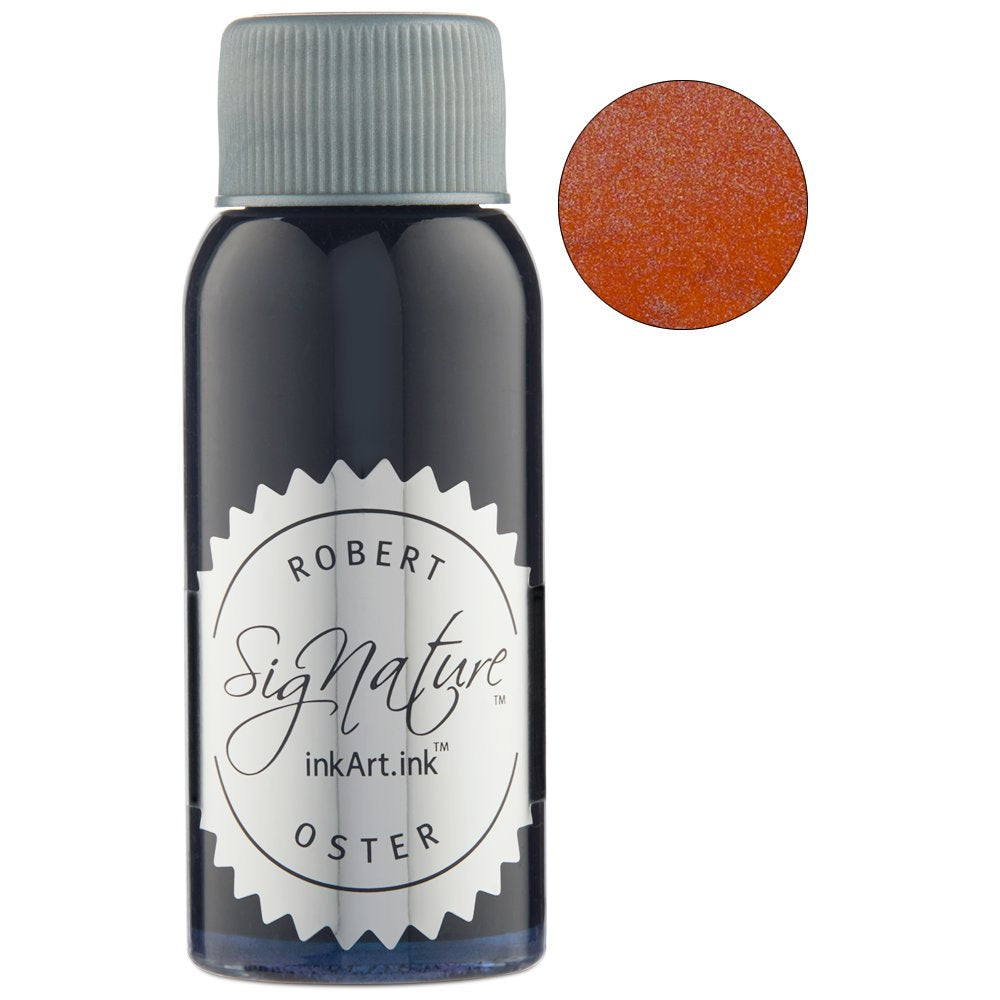 Robert Oster Glistening Orange Rumble (Shake 'N' Shimmy) - 2ml Ink Sample