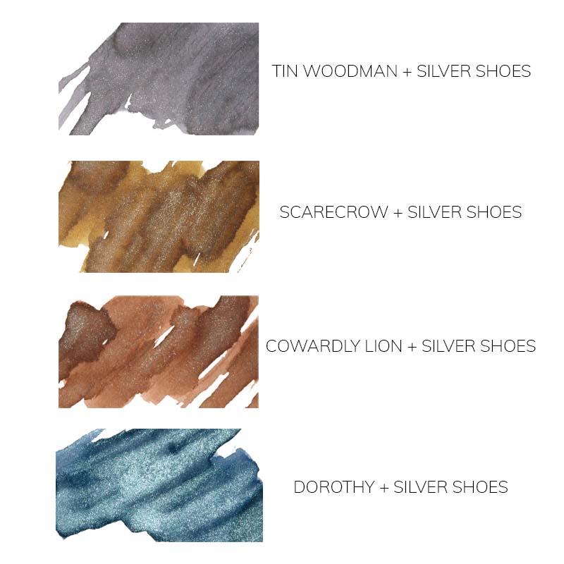 Wearingeul Silver Shoes (Wizard of Oz) Glitter Potion - 10ml Bottled Ink