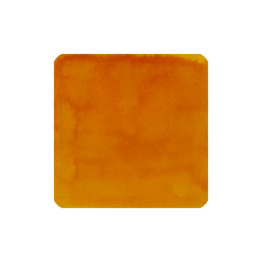 Honey Pot (Forever Ink) - 50ml: Warm orange, pigment-based, waterproof fountain pen ink with a watercolor texture, ideal for lasting writing and artwork.