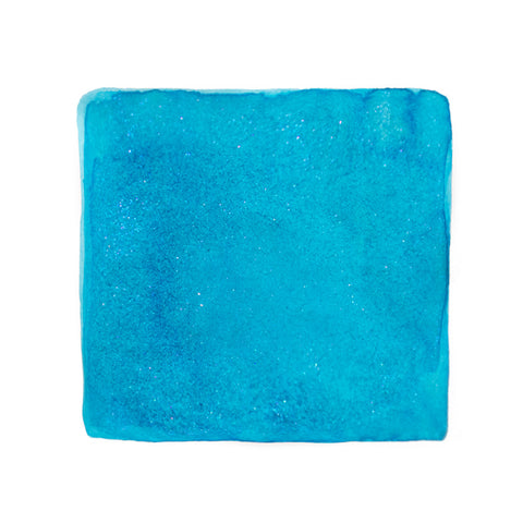 Horizon (Shimmer) - 2ml fountain pen ink by Dominant Industry, features a bright turquoise shade with a textured, sparkling surface from the Pearl Series.