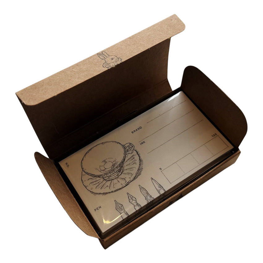 Dominant Industry Ink Swatch Takasago Paper (Tea Time) Paper