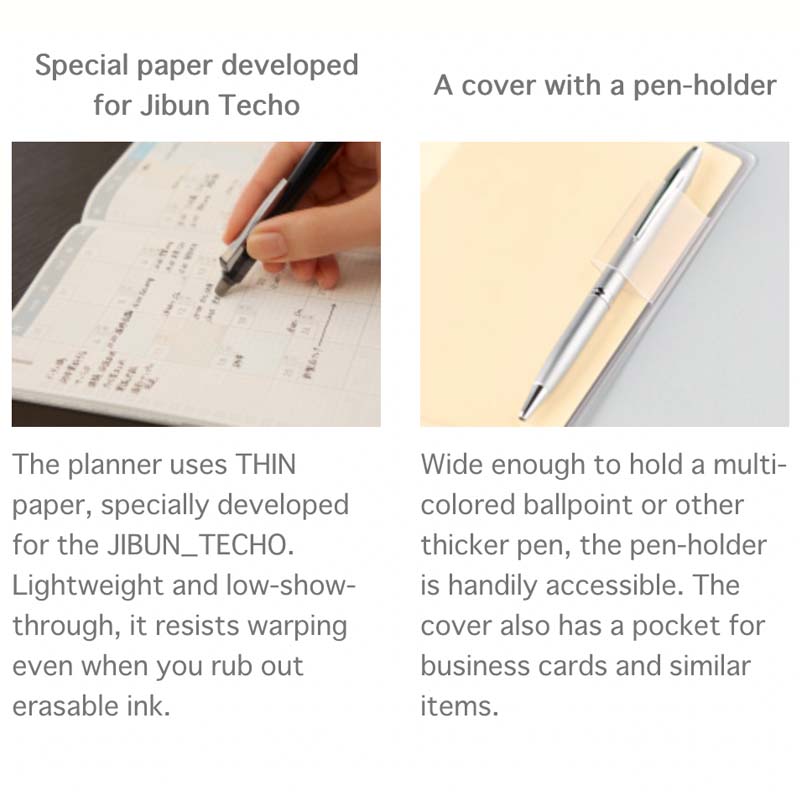 Kokuyo Jibun Techo 2024 Planner 3-in-1 Kit - B6 Slim (Blue) Planners