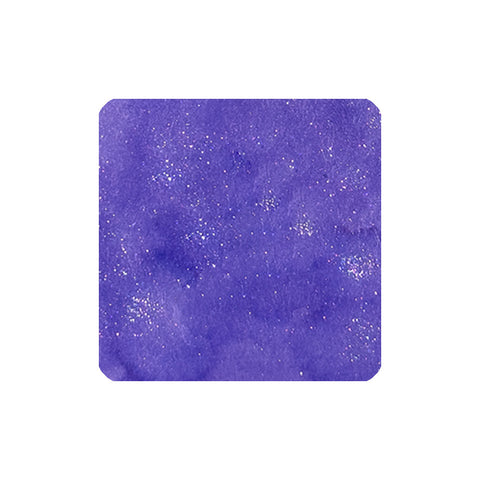 Iolite (Shimmer) fountain pen ink by Tono & Lims, 30ml. Abstract purple watercolor with shimmering silver flecks, part of the 'Earth Contact' series.