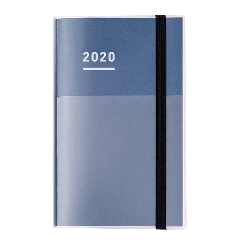 Kokuyo Jibun Techo 2020 Planner 3-in-1 Kit - A5 Slim (Navy) Planners