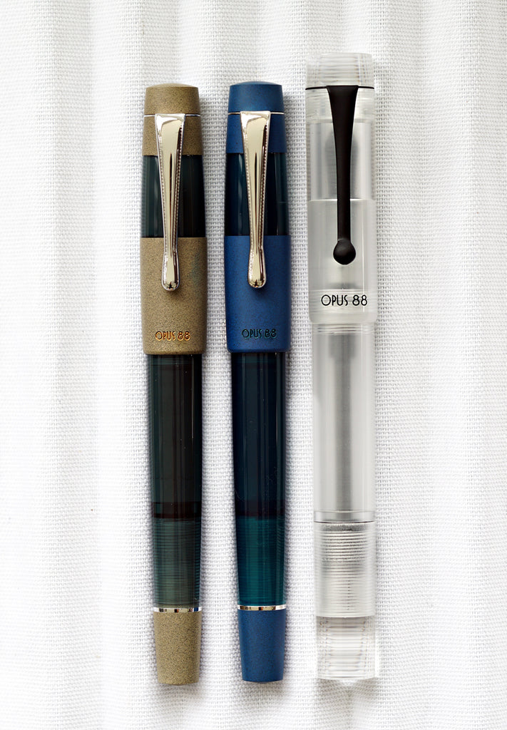 OPUS 88 Koloro Demonstrator (Clear) - Flex Fine Fountain Pen